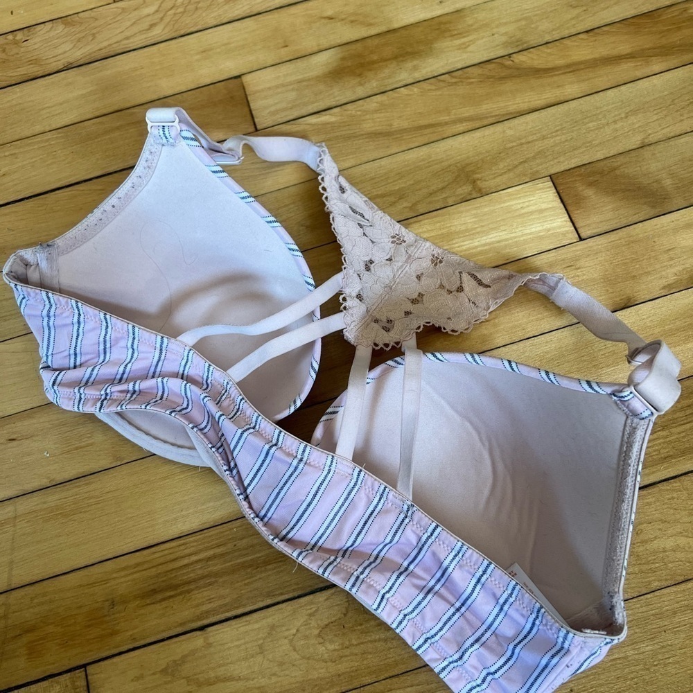 Cacique‎ striped boost plunge bra - Picture 4 of 4